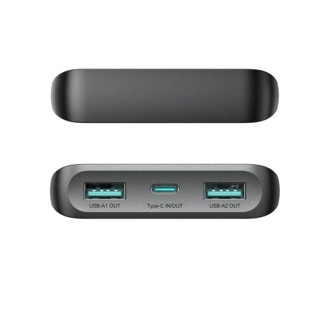 Powerbank 10000mAh 25W 2x USB-A 1x USB-C SFC - czarny JOYROOM