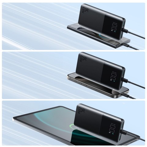 Powerbank 10000mAh 25W 2x USB-A 1x USB-C SFC - czarny JOYROOM