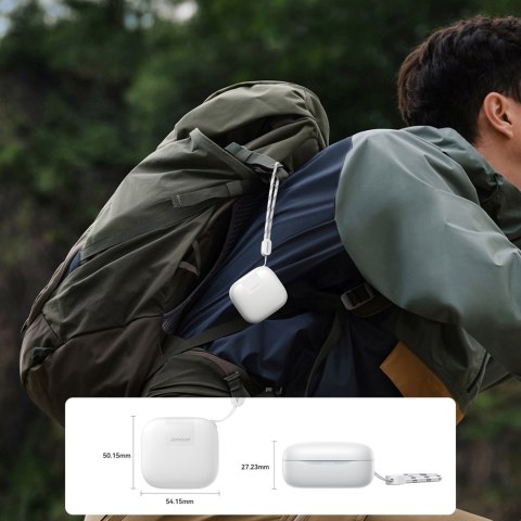 Słuchawki bezprzewodowe Jdots JR-DB3 TWS - białe JOYROOM