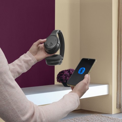 Słuchawki nauszne bezprzewodowe TV czarne Hama