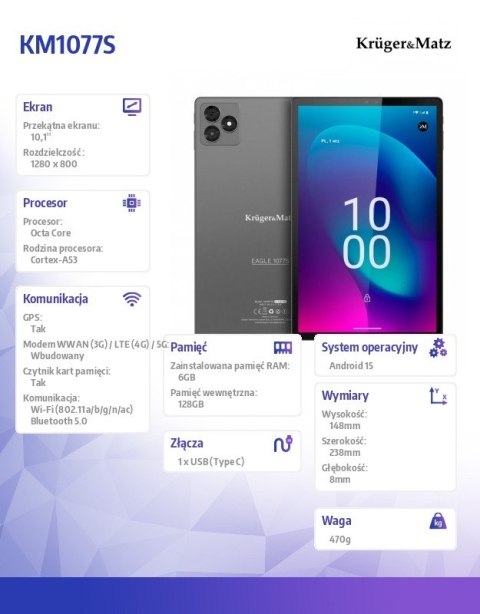 Tablet EAGLE 1077S Kruger & Matz