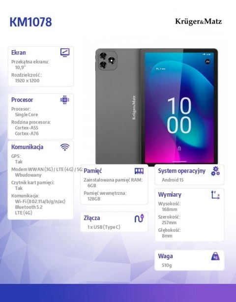 Tablet EAGLE 1078S Kruger & Matz