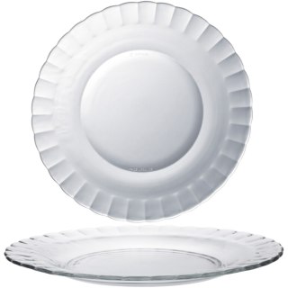 Talerz płytki Duralex PICARDIE transparentny 230 x 20 mm - zestaw 6 szt. Duralex