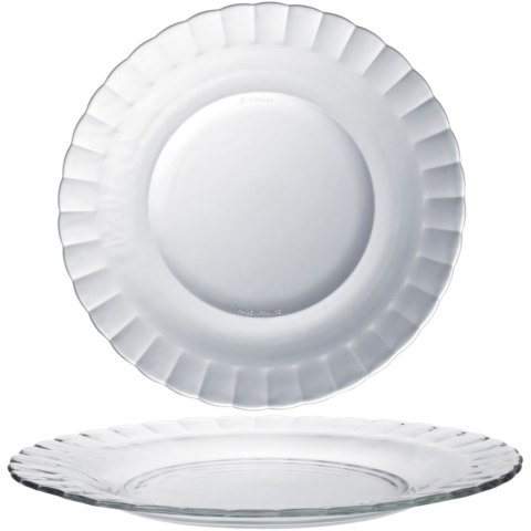 Talerz płytki Duralex PICARDIE transparentny 230 x 20 mm - zestaw 6 szt. Duralex