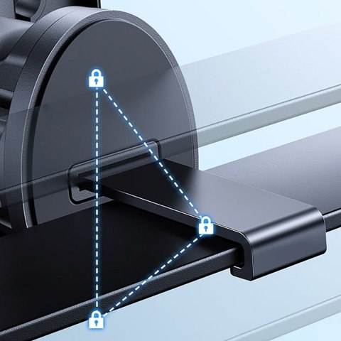 Uchwyt samochodowy do telefonu na kratkę nawiewu - czarny JOYROOM