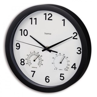 Zegar ścienny Malta 25cm Czarny Hama