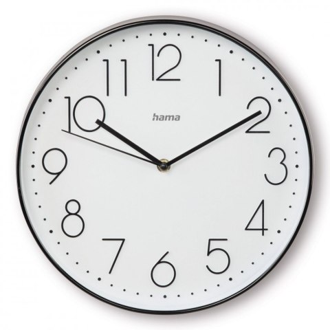 Zegar ścienny corsica biały 30cm Hama