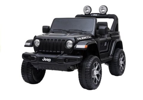 Auto na Akumulator Jeep Rubicon 4x4 Czarny LEAN CARS