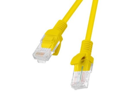 PATCHCORD KAT.5E 0.25M ŻÓŁTY FLUKE PASSED LANBERG 10-PACK Lanberg