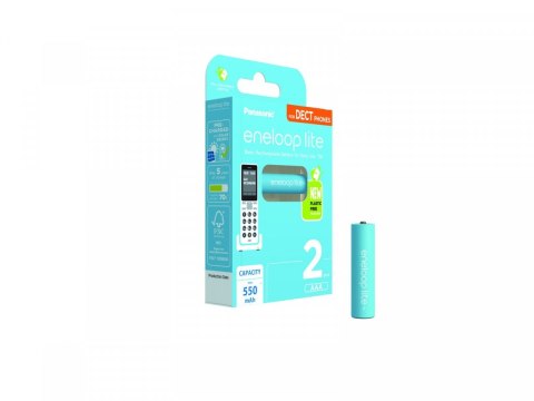 Eneloop akumulator lite AAA 550 mAh 2 szt DECT Panasonic