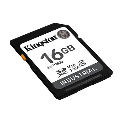 Karta pamięci SD 16GB Industrial C10 UHS-I U3 V30 A1 pSLC Kingston