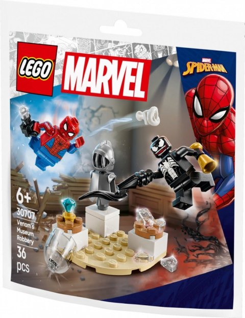 Klocki Super Heroes 30707 Napad Venoma na muzeum LEGO