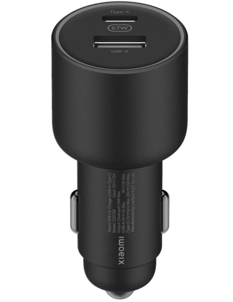 Ładowarka samochodowa Mi 67W bezprzewodowa USB-C USB-A XIAOMI