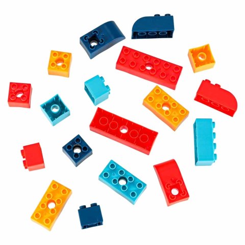 Klocki konstrukcyjne do budowania ruchome z silnikiem 116 elementów Kik Sp. z o. o. Sp. k.