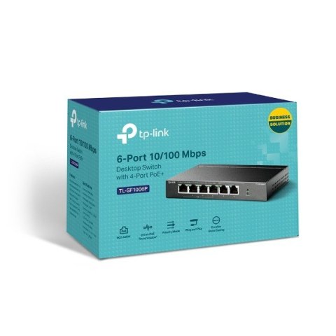 Przełącznik SF1006P 6xFE (4xPoE+) TP-LINK