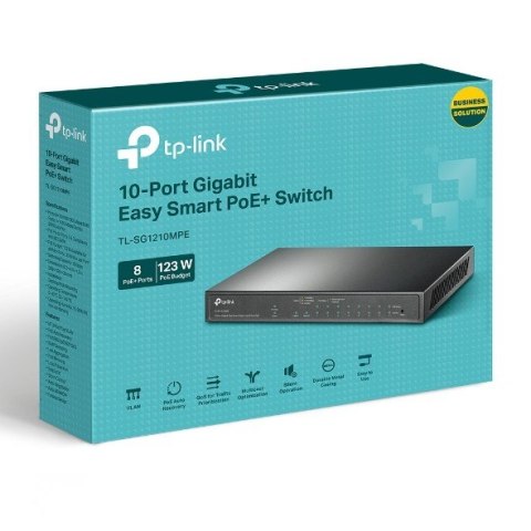 Switch SG1210MPE Smart 8GE PoE+ 1GE 1SFP TP-LINK