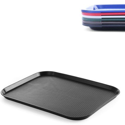 Taca z polipropylenu Fast Food 35x45cm - czarna Hendi