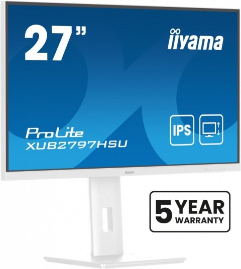 Monitor 27 cali XUB2797HSU-W2 IPS,FHD,HAS,300cd,(5y) IIYAMA