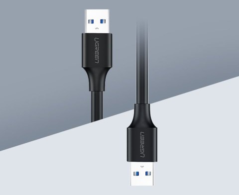 Kabel przewód USB 2.0 męski 0.5m czarny UGREEN