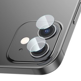 Szkło hartowane 2x 0.25 mm 9H na aparat kamerę do iPhone 12 / iPhone 12 mini przezroczysty