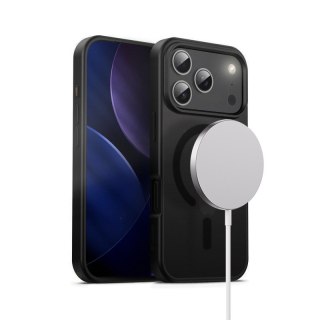 Etui Hybrid Frost MAG Cover iPhone 17 Pro MagSafe Czarne CRONG