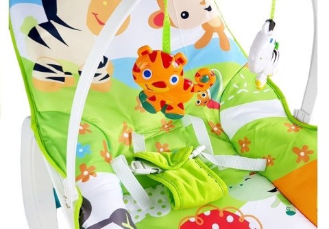 Leżaczek Bujaczek 2w1 Dziecięcy Bujak Fotelik LEAN Toys