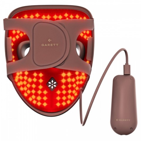 Maska LED do twarzy i szyi Garett Beauty Skin Ritual Face&Neck brązowy Garett Electronics