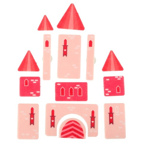 Tablica manipulacyjna sensoryczna montessori walizka plecak różowa Kik Sp. z o. o. Sp. k.