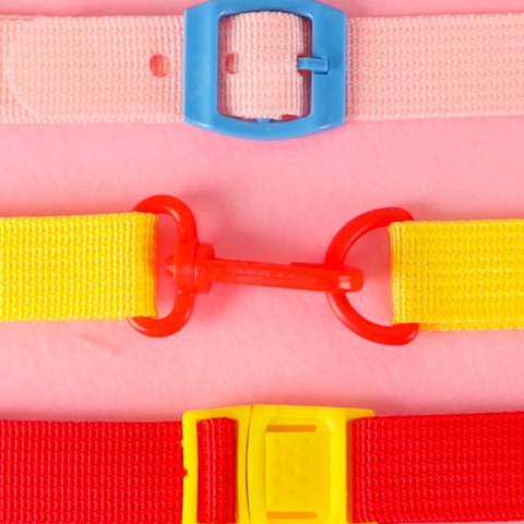 Tablica manipulacyjna sensoryczna montessori walizka plecak różowa Kik Sp. z o. o. Sp. k.