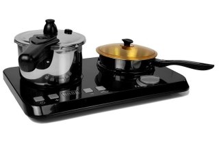 Zestaw kuchenny ze stali nierdzewnej Płyta Indukcyjna 32 elementy LEAN Toys