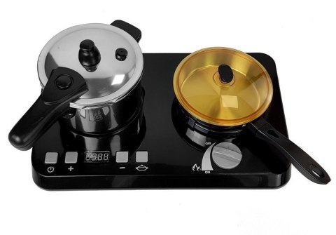 Zestaw kuchenny ze stali nierdzewnej Płyta Indukcyjna 32 elementy LEAN Toys