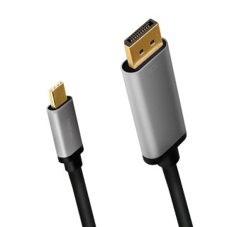 Kabel USB-C do DP, 4K 60Hz aluminiowy 1.8m LogiLink