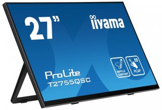 Monitor 27 cali T2755QSC-B1 Dotyk, USB, HDMI, IPS, QHD IIYAMA