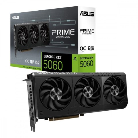 Karta graficzna GeForce RTX 5060 PRIME OC 8GB GDRR7 128BIT HDMI/3DP Asus