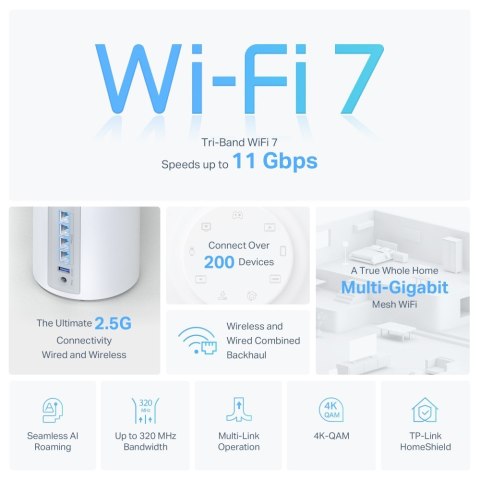 Router Deco BE65(1-pack) System WiFi 7 TP-LINK