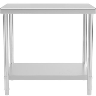 Stół blat roboczy stalowy nierdzewny z półką 90x60cm Royal Catering