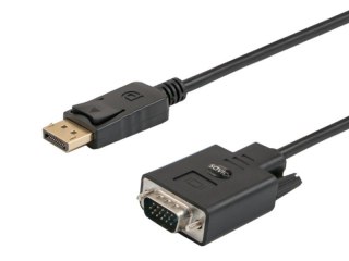 Kabel DisplayPort (M) - VGA (M) 1,8m, CL-92 Savio