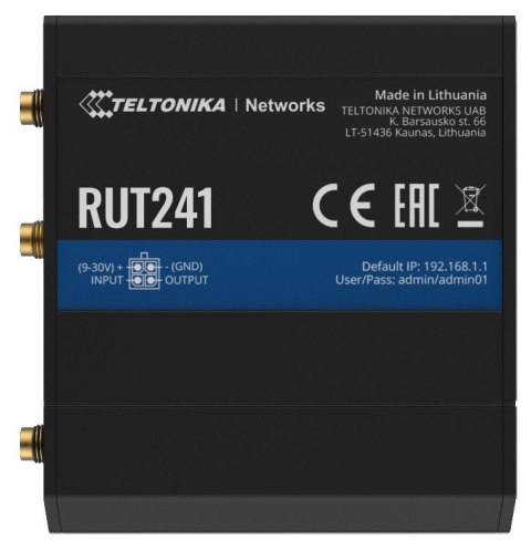 Router LTE RUT241 (Cat 4), 4G, WiFi, Ethernet TELTONIKA