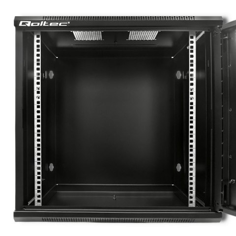 Szafa RACK 19 cali| 12U | 450 x 600 x 635 | Perforowane drzwi Qoltec