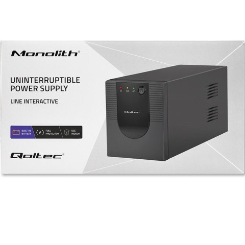 Zasilacz awaryjny UPS | Monolith | 1200VA | 720W Qoltec