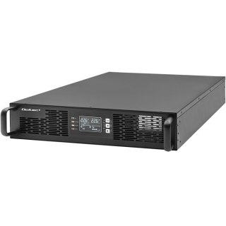 Zasilacz awaryjny UPS do RACK | 3kVA | 3000W | Power Factor 1.0 |LCD | On-line Qoltec