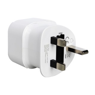 Adapter podróżny, gniazdo EU - wtyk UK AP-04 Savio