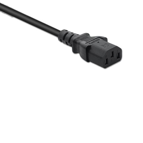 Kabel zasilający do UPS | IEC C13/C14 | 3x1.0mm2 | 1.5m Qoltec
