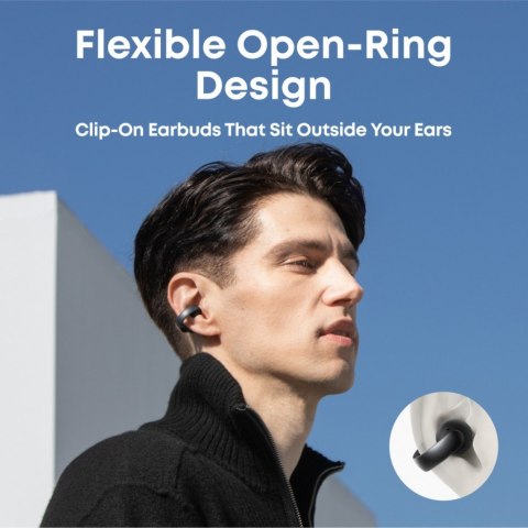 Słuchawki Soundcore AeroClip Bluetooth czarne Anker