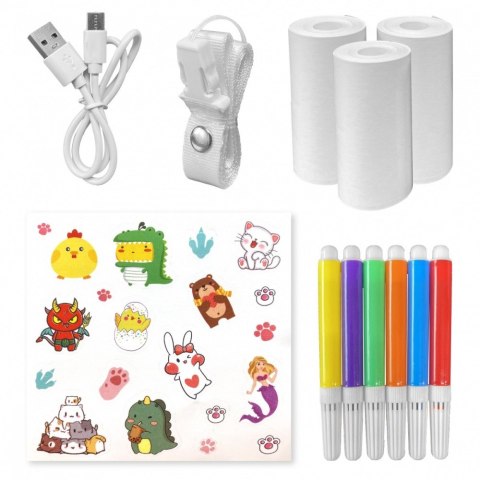 Cyfrowy aparat fotograficzny dla dzieci z drukarką termiczną SNAPI MT4108 Media-Tech