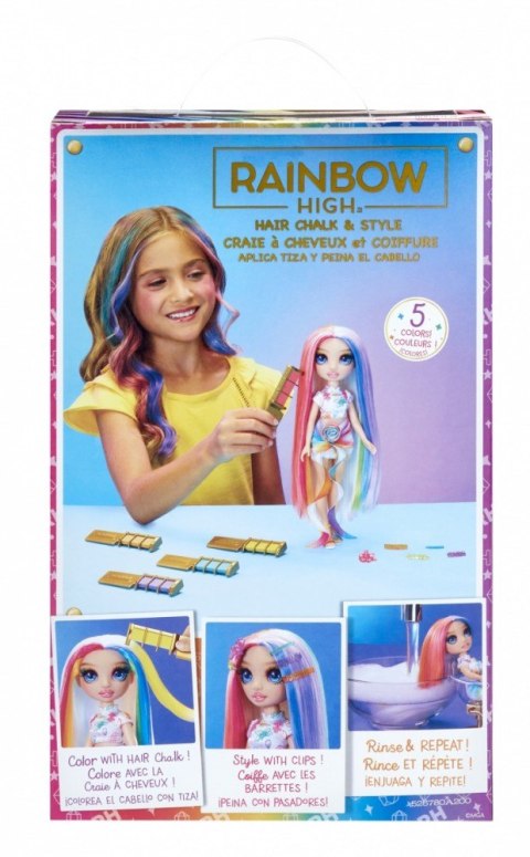Lalka Rainbow High Hair Chalk & Style Amaya MGA