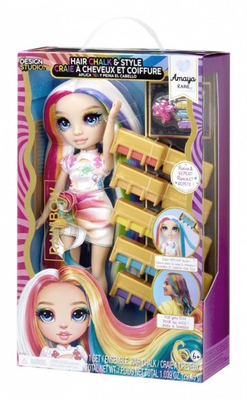 Lalka Rainbow High Hair Chalk & Style Amaya MGA