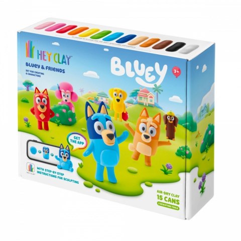 Masa plastyczna Hey Clay Bluey i Przyjaciele Tm Toys