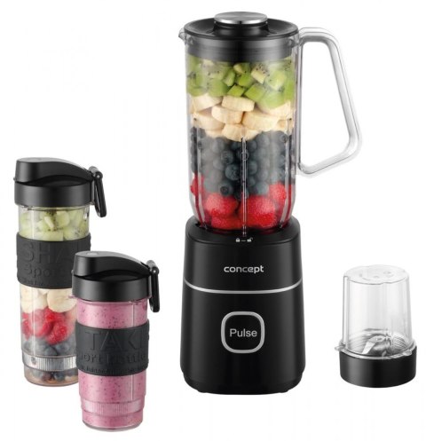 Blender kielichowy smoothie czarny SM3490 Concept