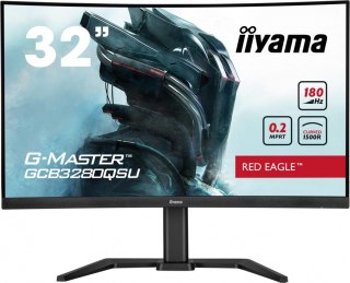 Monitor 32 cale GCB3280QSU-B2,VA,QHD,180Hz,1500R,0.2ms,4xUSB,350cd IIYAMA